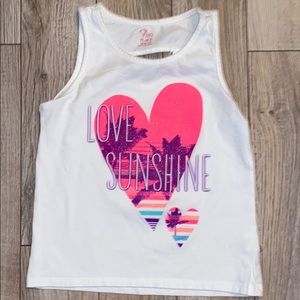 Children's Place love sunshine tank top size 7/8 medium